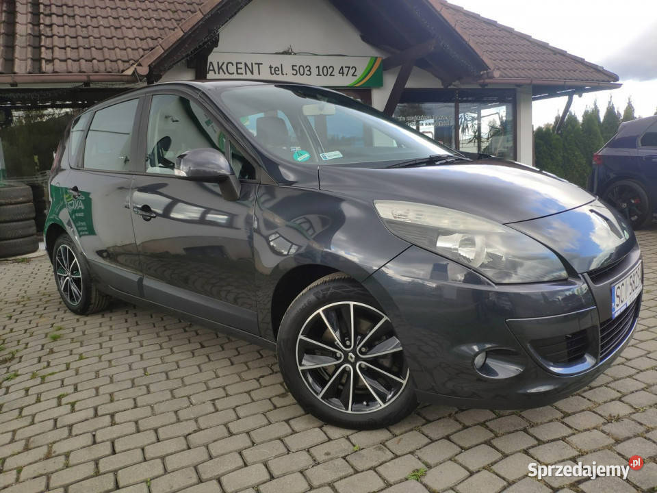 Renault Scenic Bezwypadkowy serwisowany 2 klucze tempomat Samochody osobowe Ustroń