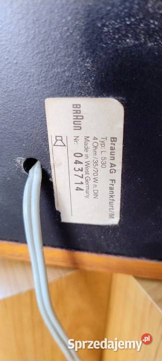 Monitorki firmy Braun L530 Audio Skoroszów sprzedam
