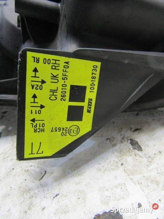 LAMPA PRZEDNIA PRAWY PRZÓD PRZEDNIA NISSAN MICRA lubelskie sprzedam