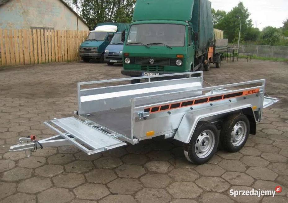 Przyczepka dwuosiowa przyczepa tandem BORO Do samochodów osobowych Stargard
