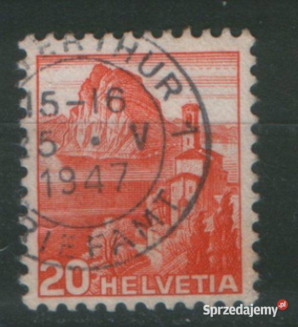 Zn Szwajcaria Mi 321 7y 8 9 kas 1938