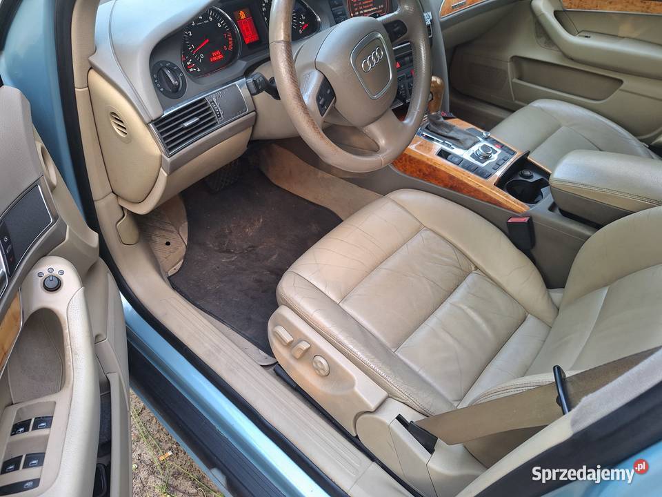 Audi a6 1 właściciel SKÓRY Quatro zadbana bez niebieski Szczecinek
