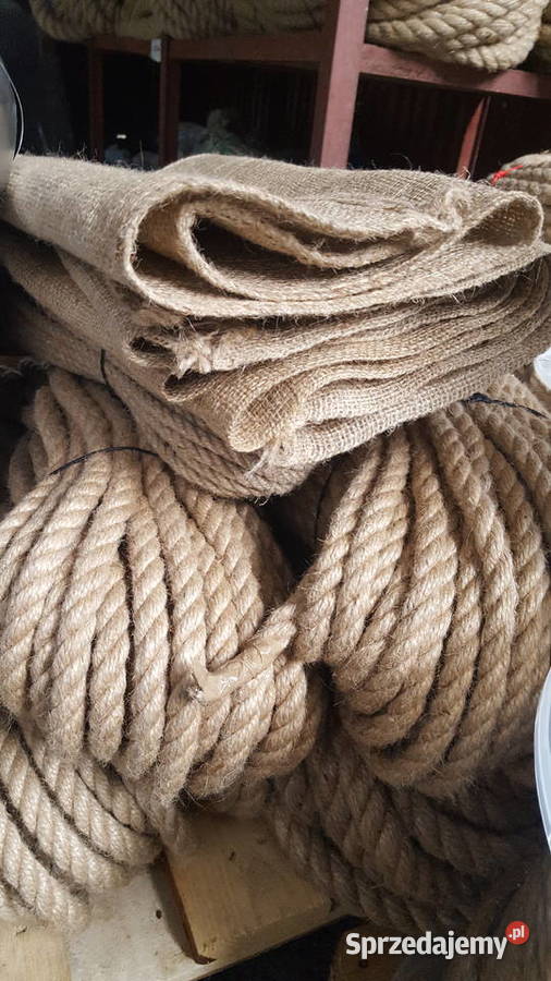 Polski MOCNY Worek jutowy 50x85 NATURALNA JUTA Rzeszotary