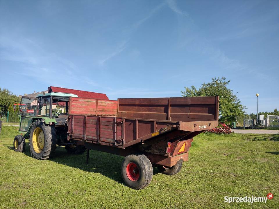 Przyczepa rolnicza Tim jednoosiowa wysokiego Sośno