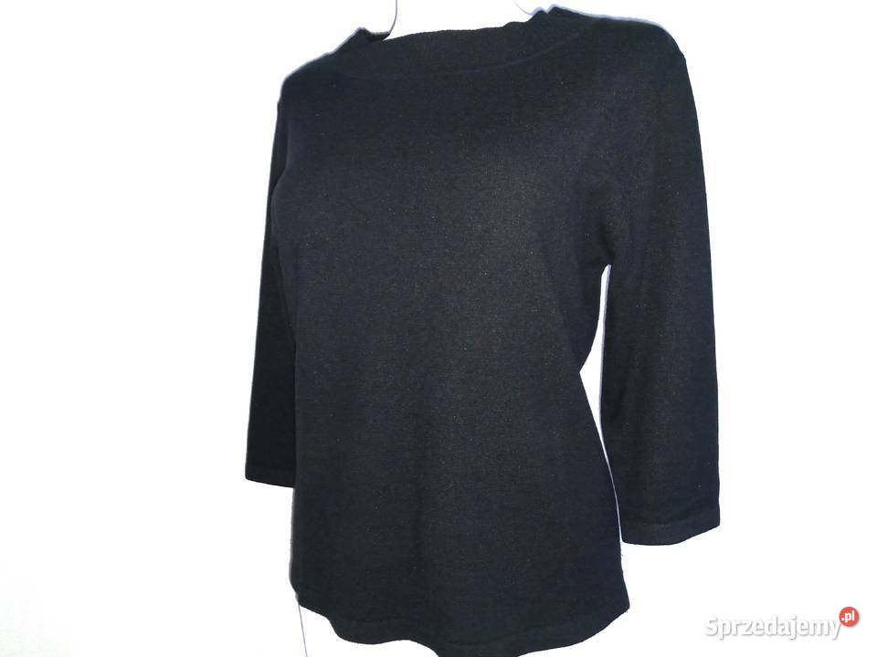 SWETERek czarny Ciepły r 40 rękawy 34 stan Białystok