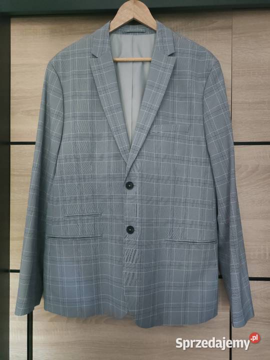Modna marynarka w kratę slim fit RESERVED Warszawa sprzedam