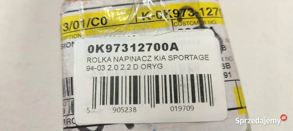 ROLKA NAPINACZA KIA SPORTAGE 19942003 20 22 D osobowe lubelskie