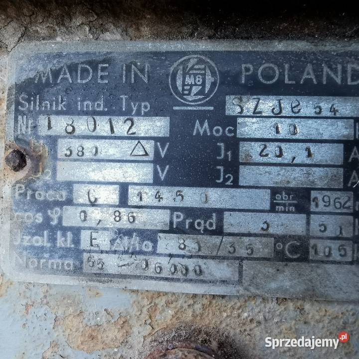 Silnik 10 kW z wózkiem Starężynek