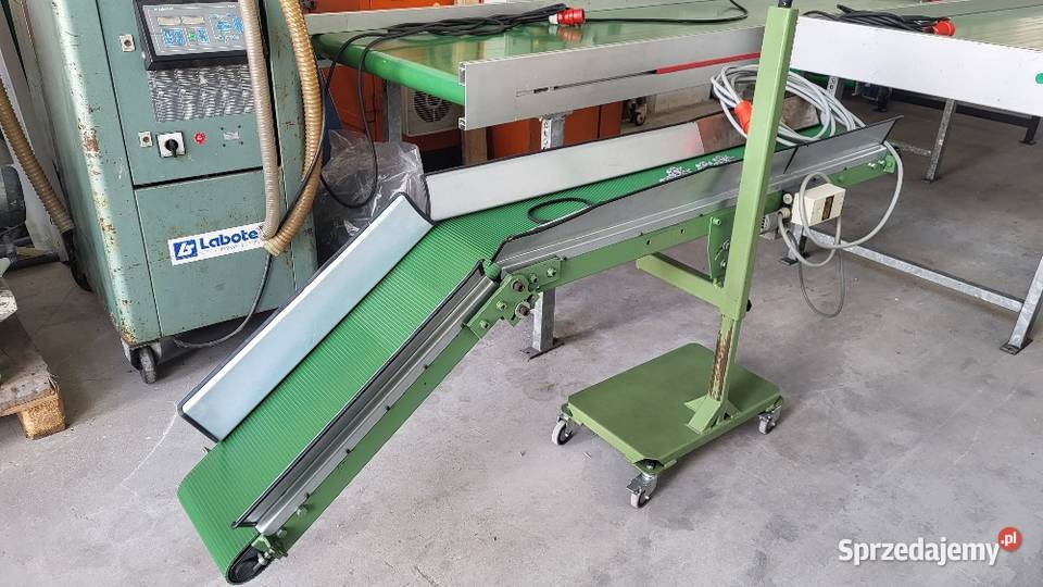 Taśmociąg łamany L przenośnik tasmowy 225 150 75 Białogard