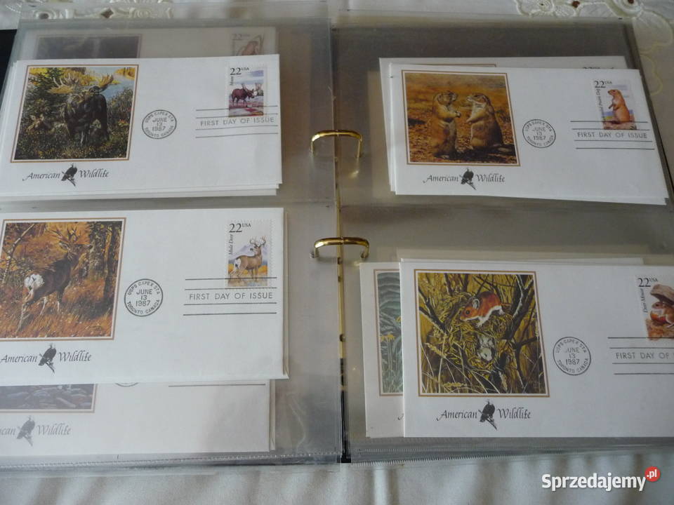 Album WWF zwierzęta chronione ze znaczkami małopolskie Bukowno sprzedam