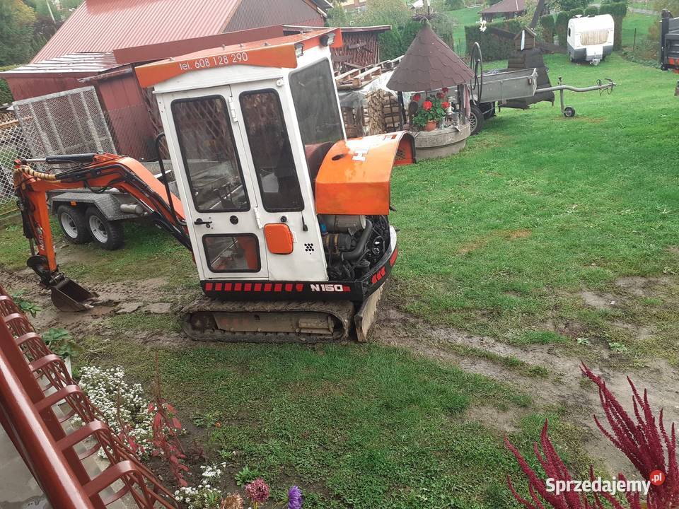 Sprzem minikoparke Hanix N1503 Szybkozłącze Ciężkowice