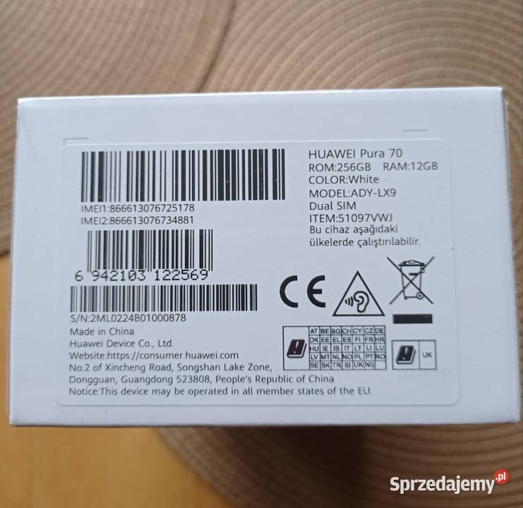 Nowy Telefon HUAWEI Pura 70 NOWY Wrocław sprzedam