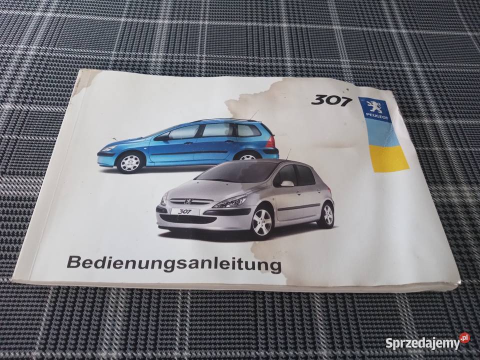 Peugeot 307 Instrukcja obsługi Książka 2001 łódzkie Łódź