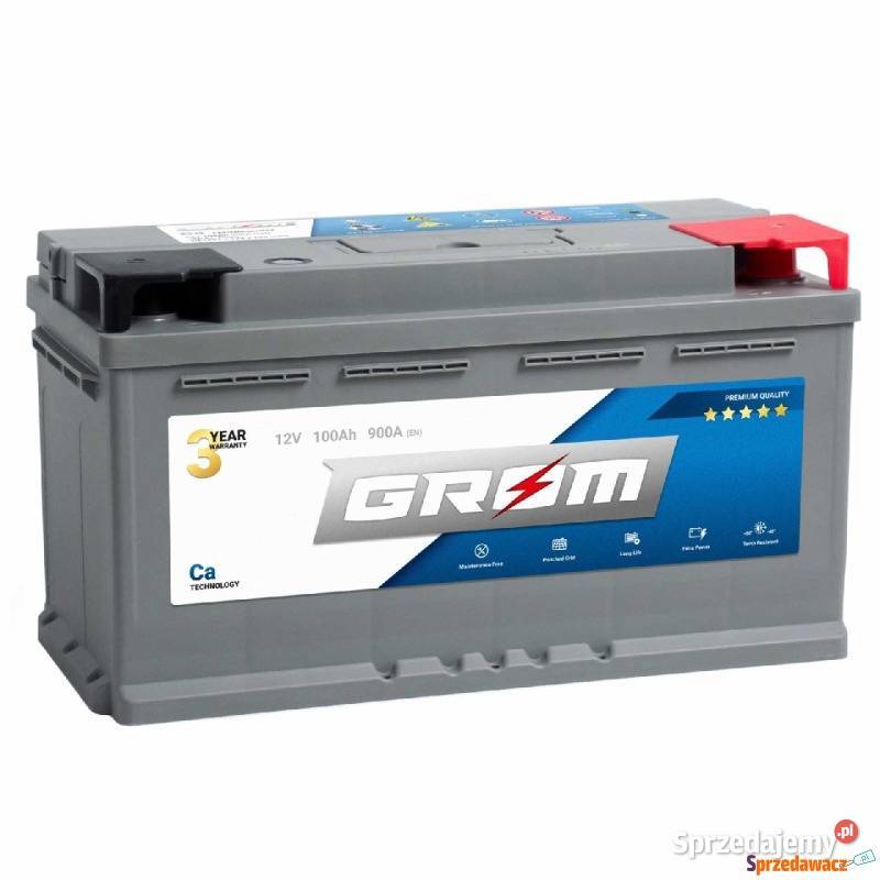 Akumulator Grom Premium 100Ah 900A osobowe Suwałki sprzedam