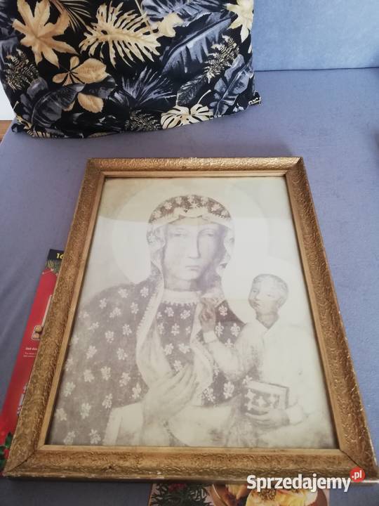 Stary obraz Matka Boska Częstochowska z Katowice