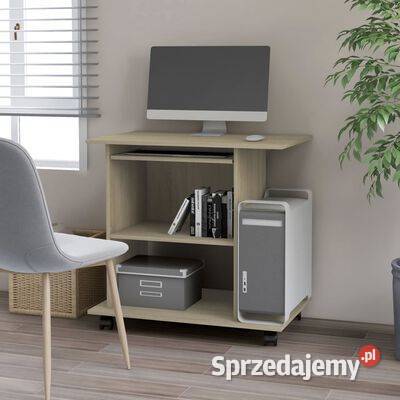 Biurko komputerowe dąb sonoma 80x50x75 802897 Warszawa sprzedam