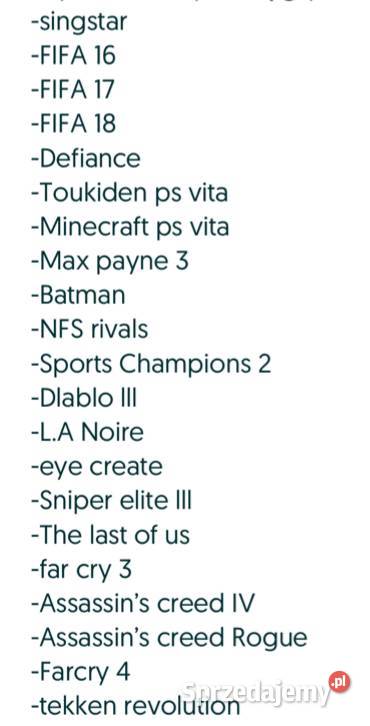 Konsola PlayStation 3 super slim Pruszynek sprzedam