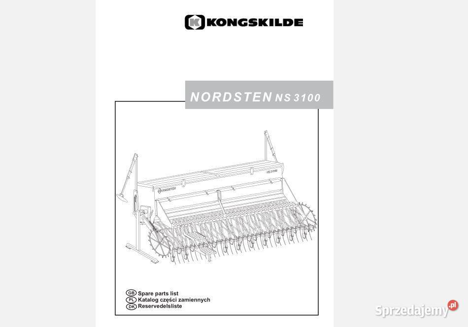 Nordsten NS3100 NS5100 siewnik katalog części Kielce sprzedam