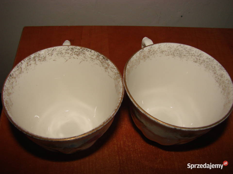 Wałbrzych porcelanowa filiżanka Róża Porcelana i szkło Pruszcz Gdański