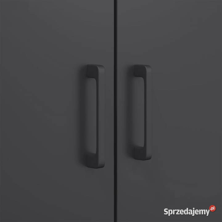 Szafka czarna 68x39x113 stal WM842964 Warszawa