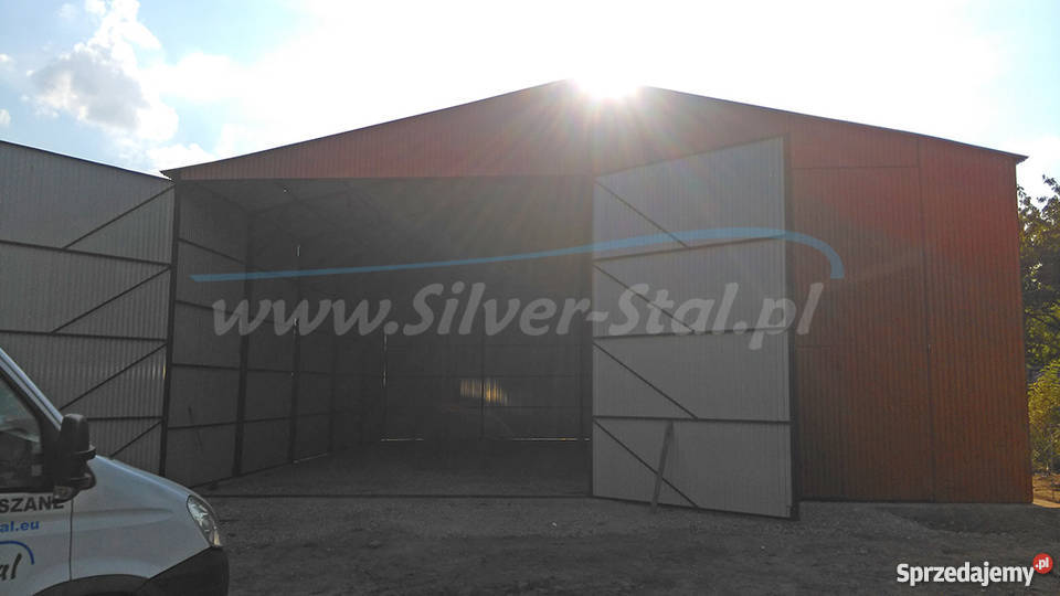 Garaż blaszany na maszyny rolnicze wiata hala mazowieckie