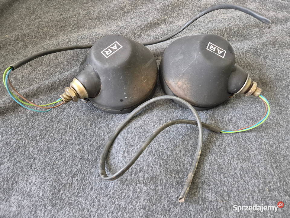 Przednie lampy Ursus C330 metalowe żarówki H7