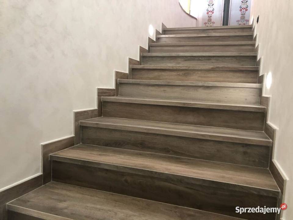Grube 4 płytki na schody z kapinosem 100x30 DĄB Łask