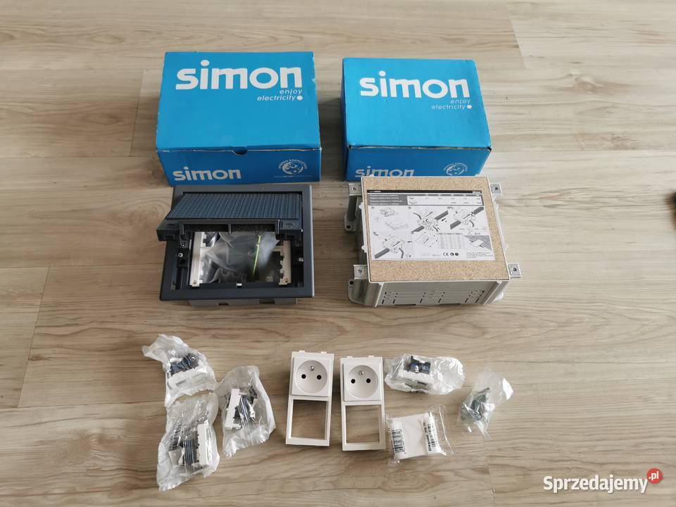 gniazda podłogowe kaseta do wylewki Simon Sokołów Podlaski