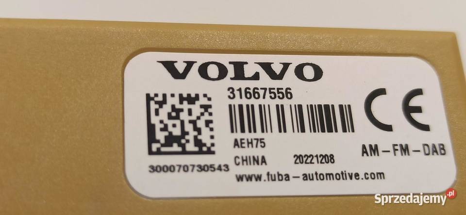 VOLVO XC40 WZMACNIACZ ANTENY 31667556