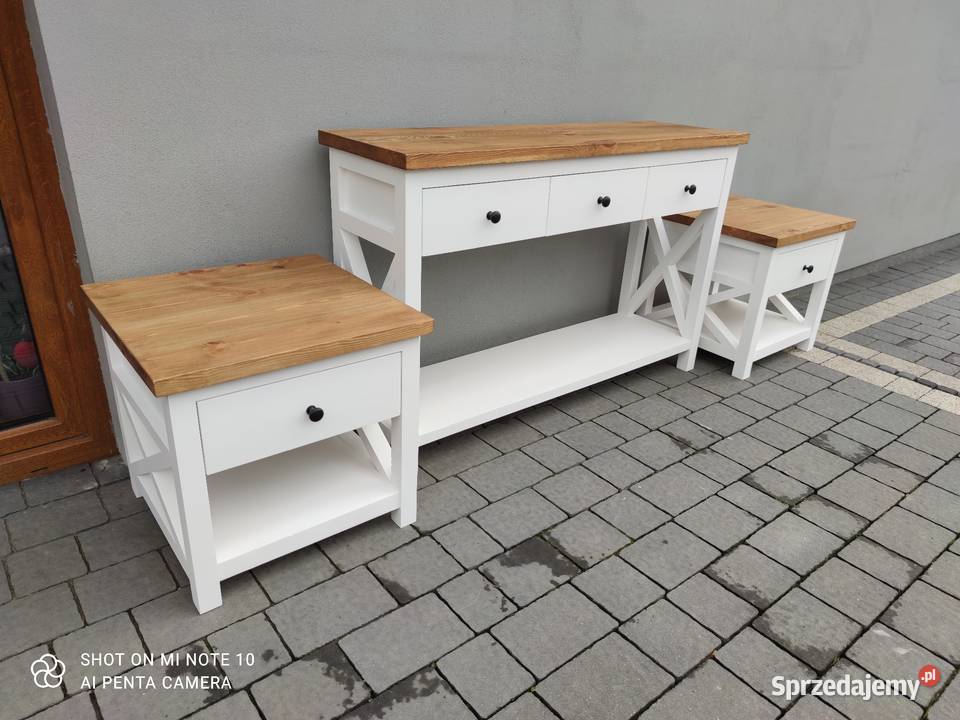 Konsola drewniana lite drewno łódzkie Zduńska Wola