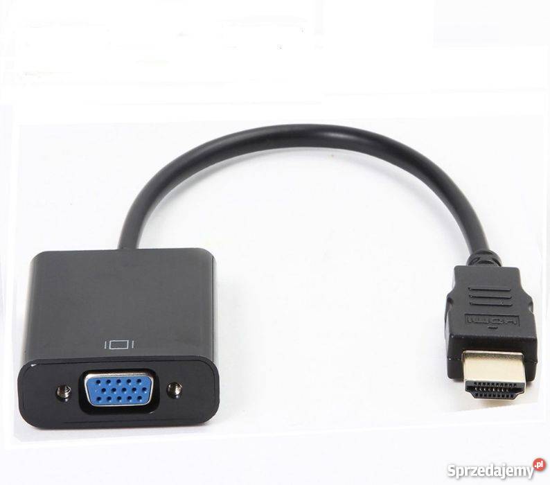 Adapter Konwerter z HDMI na VGA kabel DSUB FULL HD 1080p