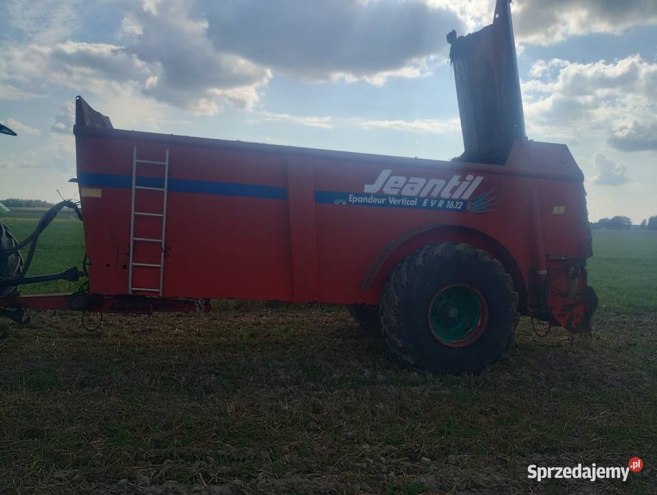 Sprzedam rozrzutnik obornika Jeantil 1612 Rozrzutniki obornika Łomża