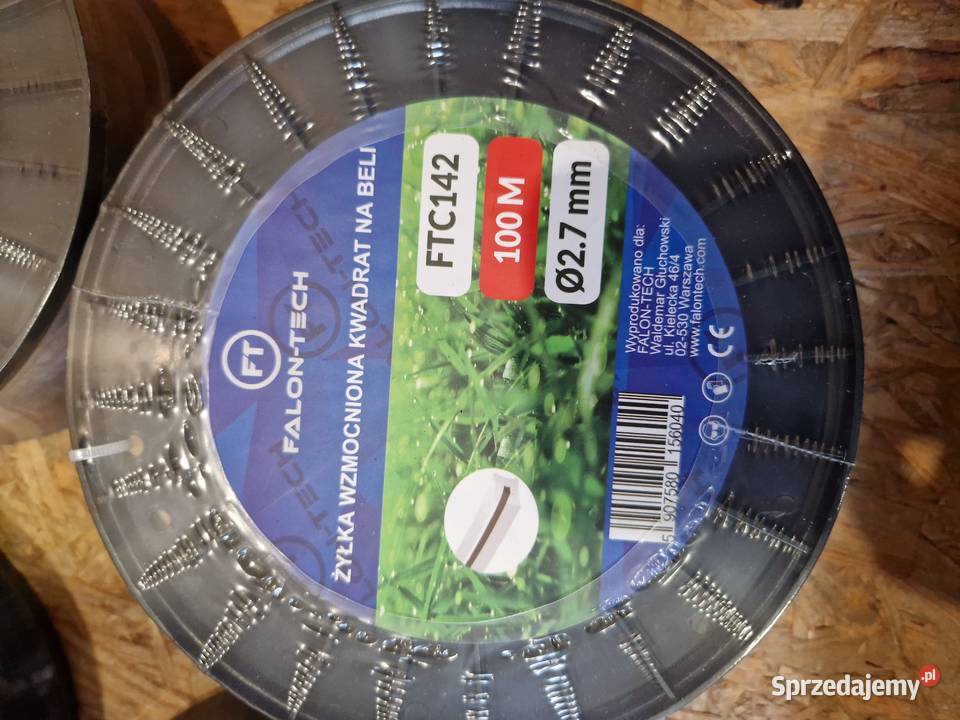 ŻYŁKA KOSY WZMACNIANA Z DRUTEM 27MM 100M wielkopolskie Głogowa