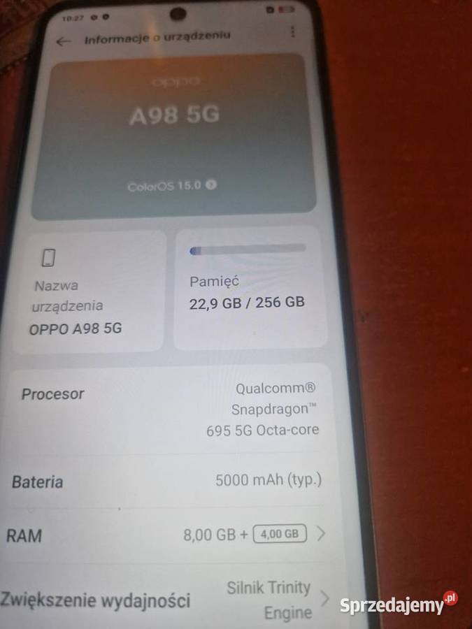 Oppo a98 5g 256GB Wielkie Rychnowo