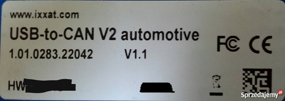 Interfejs IXXAT USB to CAN V2 automotive Zabrze sprzedam