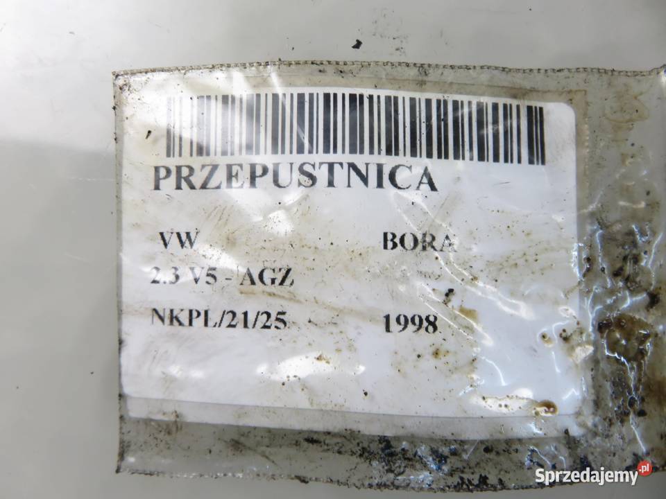 PRZEPUSTNICA VW BORA 23 V5 AGZ 021133066 osobowe małopolskie