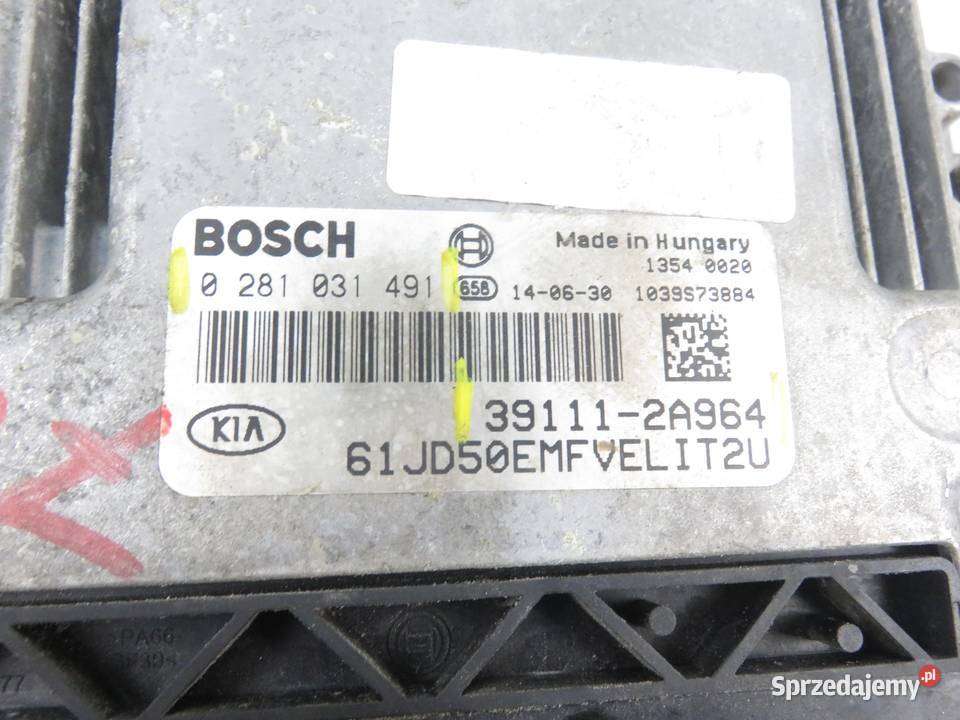 STEROWNIK KIA PRO CEED II 16 CRDi 0281031491 osobowe