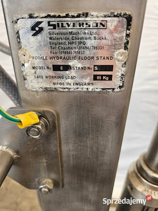 BlenderMieszadło SILVERSON z hydraulicznym Krotoszyn