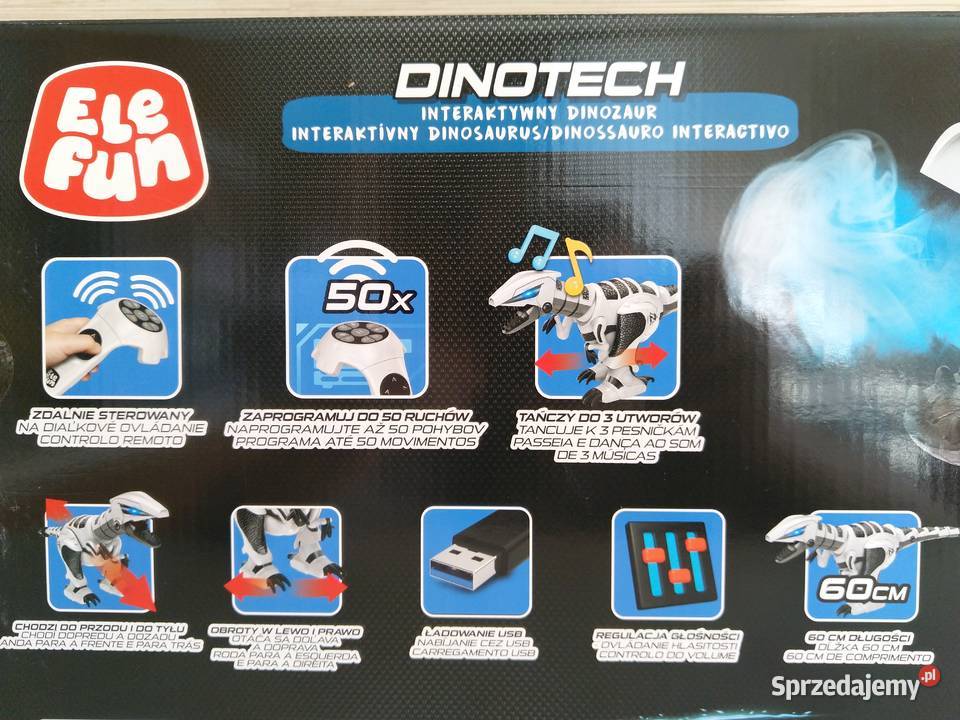 NAJTANIEJ Interaktywny Robot Dinozaur Pilot 4 lata+ Zabrze