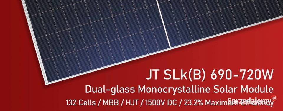 Panel Fotowoltaiczny Jetion 700W HJT Bifacial