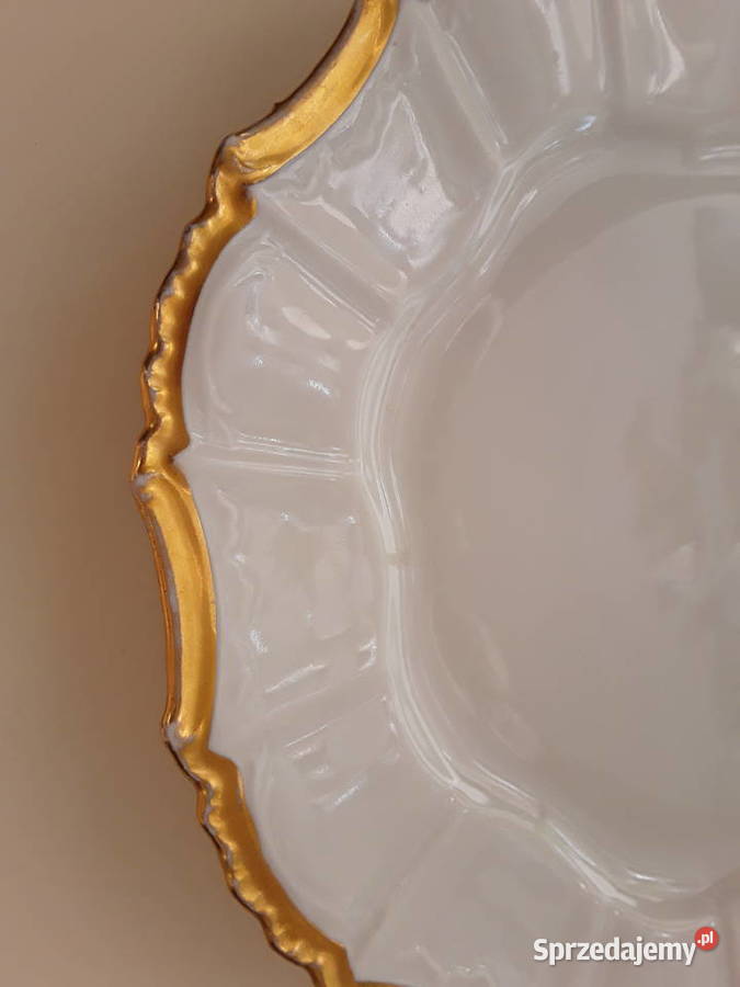 Talerzyk deserowy sygnowany Steinmann Tiefenfurt Warszawa