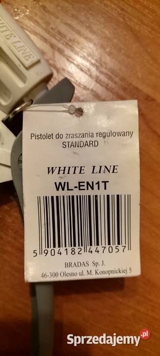 Zraszacz Pistolet regulacja White Line Bradas Żagań