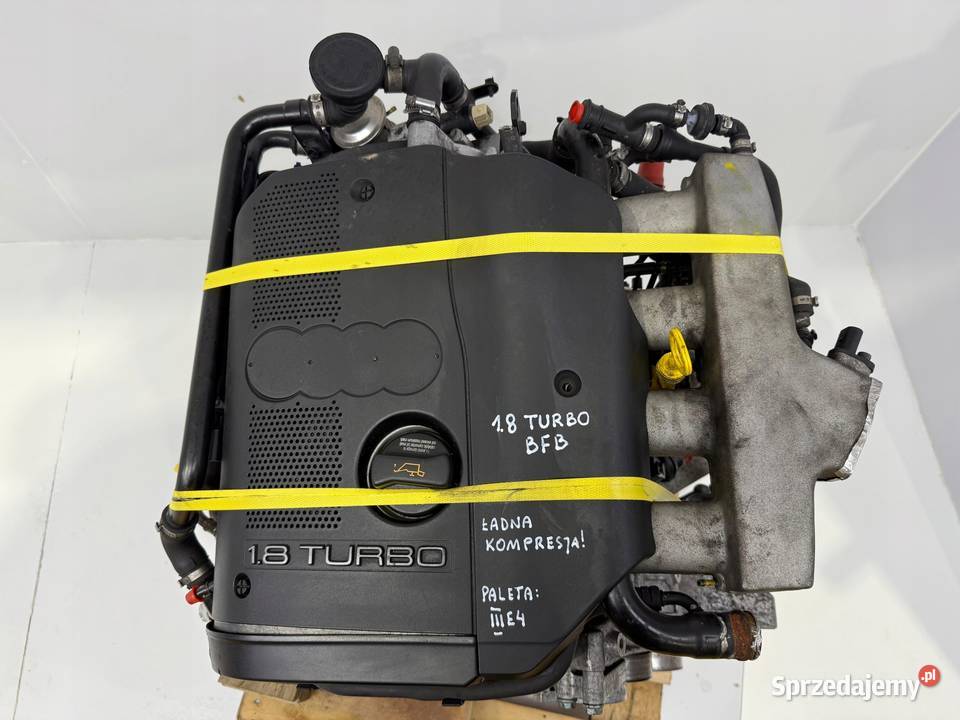 SILNIK Audi A4 B6 B7 18 T TURBO 163 KOMPLETNY osobowe Silniki kompletne Rudka