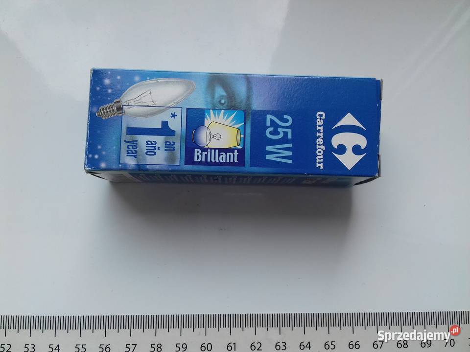 Żarówka wolframowa E14 25W Carrefour w pudełku Żarówki i świetlówki Bydgoszcz