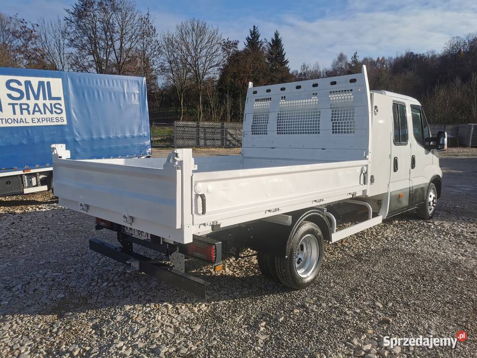 Iveco Daily 35C14 Brygadówka 35140 wywrotka Rok produkcji 2017 Książ Wielki