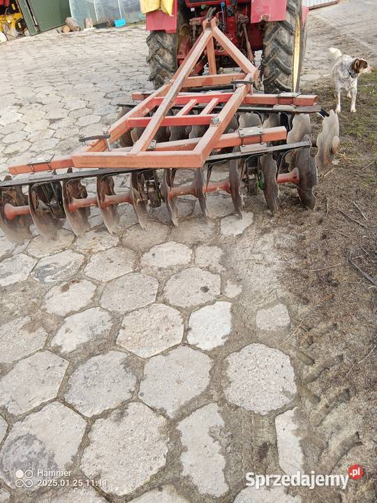 brona talerzowa 22 metra Rolnictwo lubelskie Łopiennik Górny