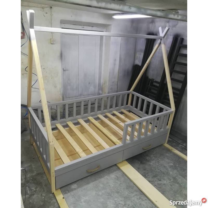 Łóżko TIPI z szufladami pod materac 160x80 Gorlice