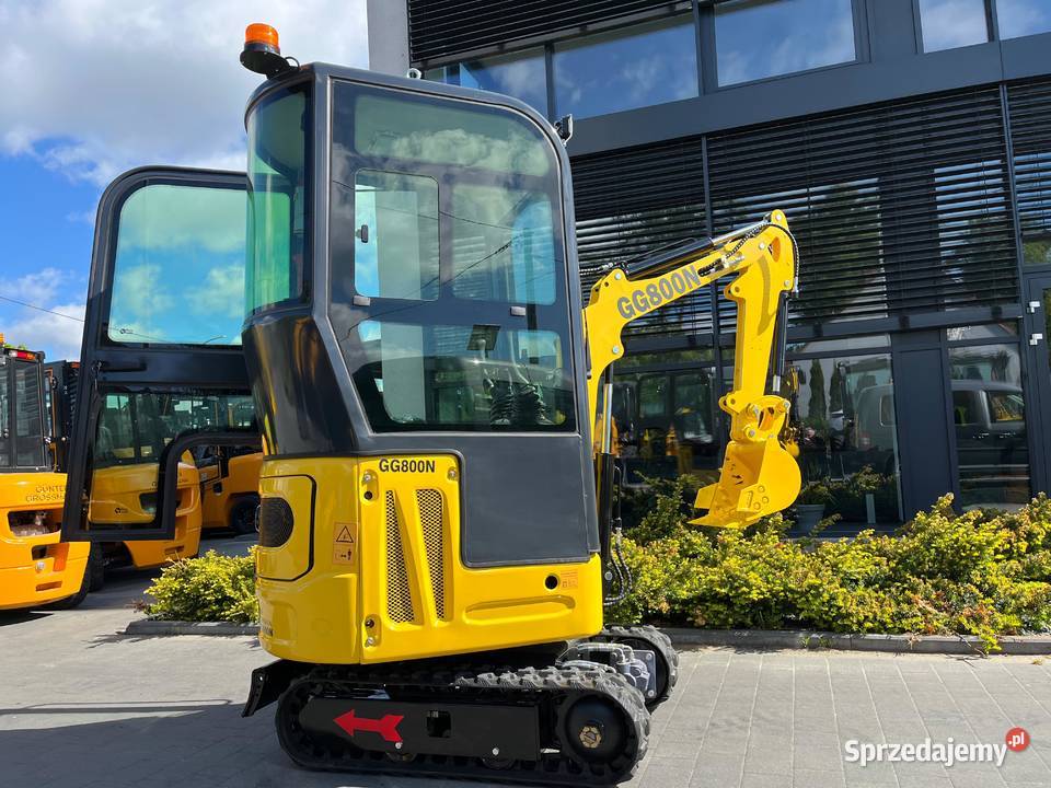 Koparka Mini Gunter Grossmann GG800NC kabina Wrocław