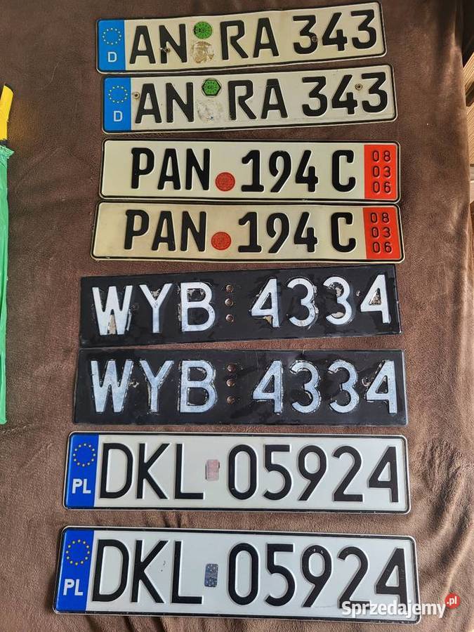 Tablice rejestracyjne kolekcjonerskie Gliwice