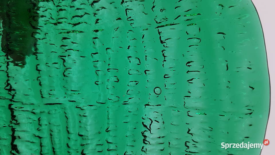 Talerzyk Igloo Ząbkowice kolorowe szkło PRL